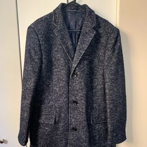 J. Crew Herringbone Wool Top Coat